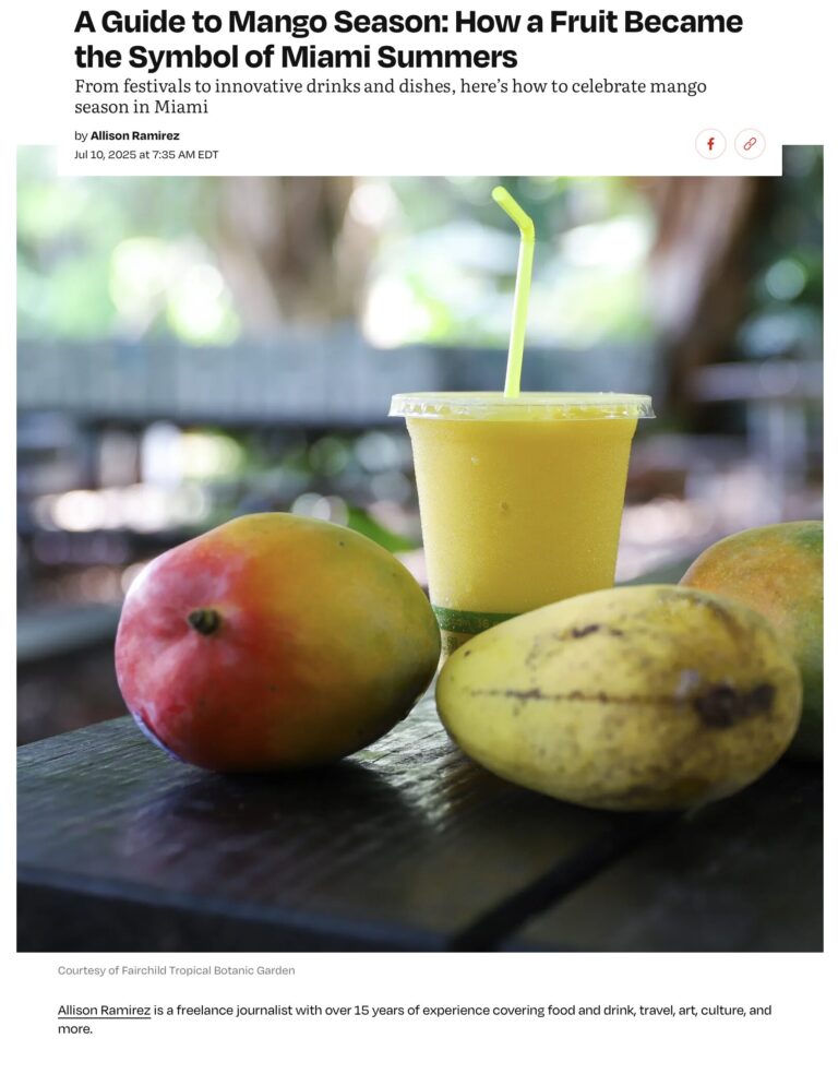 A Guide to Mango Season-the Symbol of Miami Summers
